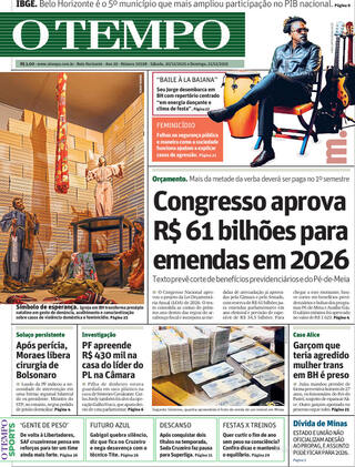 Capa Jornal O Tempo