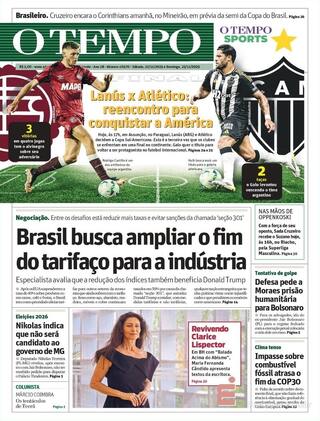 Capa Jornal O Tempo