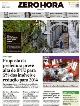 Capa Zero Hora