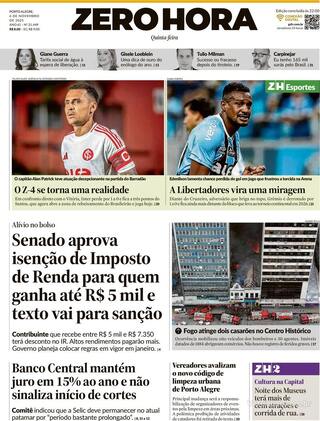 Capa Zero Hora