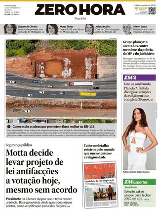 Capa Zero Hora