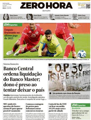 Capa Zero Hora