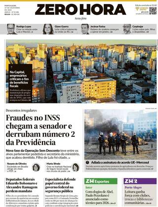 Capa Zero Hora