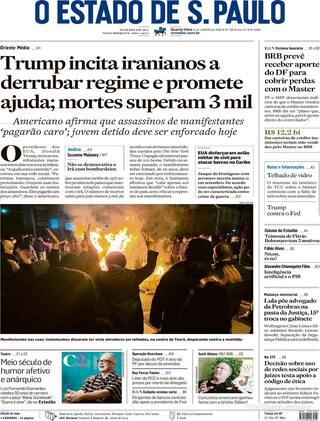 Capa Estadão