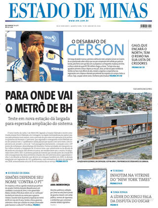 Capa Estado de Minas