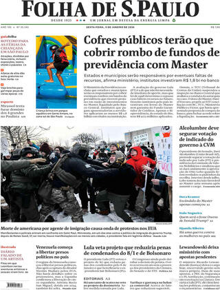 Capa Folha de S.Paulo