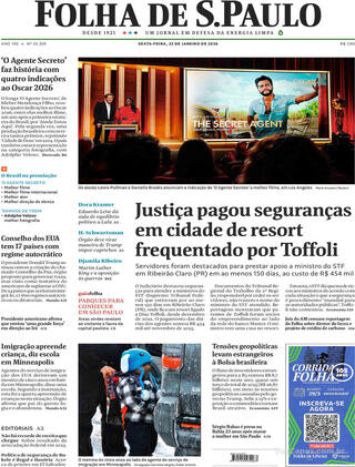 Capa Folha de S.Paulo