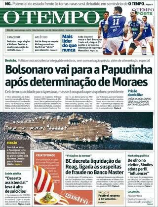 Capa Jornal O Tempo