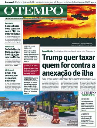 Capa Jornal O Tempo