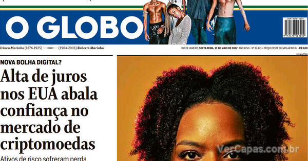 Capa O Globo Edição Sexta13 De Maio De 2022 3608