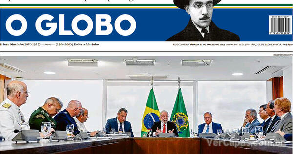 Capa O Globo Edição Sábado21 De Janeiro De 2023 9142